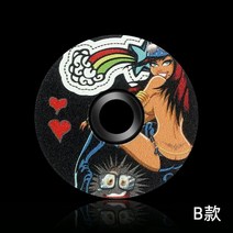 티타늄 스템 자전거 부품 1 1/8 알루미늄 합금 헤드셋 탑 캡 스레드리스 커버 도로 MTB 액세서리, [10] B