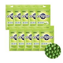 이클립스 쿨링 소프트 캔디 젤리 청포도향 45g x 10개 + 증정 15g x 1개