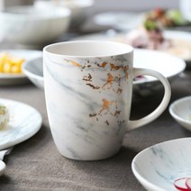 까사무띠 골드 마블 머그 400ml, 단품