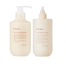[비프로젝트] [세트] 스테이 헤어 딥 클렌징 샴푸+워터 트리트먼트 [B Project], 샴푸 500ml+트리트먼트 400ml