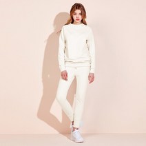 (NC수원터미널) 아키클래식 아이콘로고 맨투맨 조거팬츠 세트 크림화이트