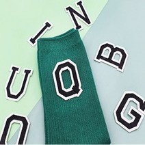 의류 패치 알파벳 검정 옷와펜 자수패치 모자패치