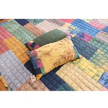 자체제작/무료배송) 100% 인견 천연염색 조각 패드 남옥선 천연염색