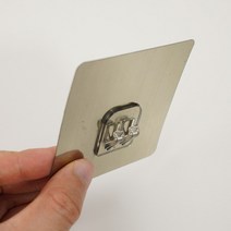 선반접착패드 욕실 와이어 선반 걸이 고정 후크 고리, B. 투명더블 (17-135B)