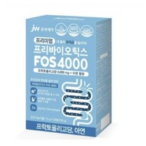 JW중외제약 프리미엄 프리바이오틱스 FOS 4000 플러스 아연 프락토올리고당 유산균, 5박스, 30포