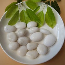 화분자갈 컬러스톤 건재상 작은 천연 거친 화분 정원 장식 원예 화려한 원예용 조경용돌 자갈돌, 고급 흰색 6-8cm 달걀 크기