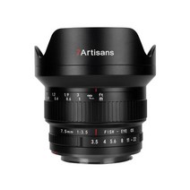 7Artisans 7.5mm F3.5 APS-C 어안 수동 렌즈 캐논 EF 마운트