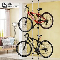 베이직2단 실내 자전거거치대 스탠드 스틸보관대, 상세페이지 참조