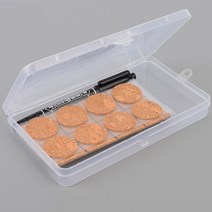 코르크 우드 라벨 스티커 5세트 인덱스라벨 분류 표기 표시스티커 견출지, 30x15mm - 48P