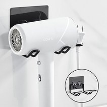 가엔가 1+1 간편부착 스테인리스 드라이기 거치대 홀더, 실버+실버-MLDW05