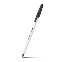 모나미 153 스틱 0.7mm 화이트바디, 블랙, 1개
