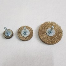 스텐 공업용 와이어 철 산업용 브러시(T형 브러쉬) 전동드릴 베이비 철 녹제거, T형 브러쉬 철 30mm