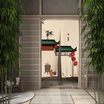 중문커튼 방풍 비닐 커튼 자석형 방한문 중문일본 분할 행잉 도어 커튼 잉어 프린트 푸 파티션 주방 침실, 13 CLX00327_05 90x150cm