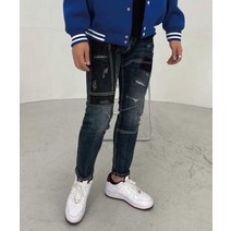 [청바지]블랙패치청바지