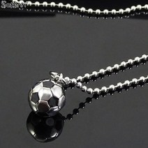 야구 스포츠 펜던트 목걸이 스테인레스 스틸 패션 열매 축구 공 금속 링크 체인 남자 여자 쥬얼리