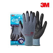 3M 슈퍼그립 윈터 겨울 기모 코팅작업장갑, M, 1개입