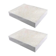 가습기 필터 목재 펄프 종이 HWF62 가습기 내구성 대체, 52.5cmx10cmx2cm, 하얀색