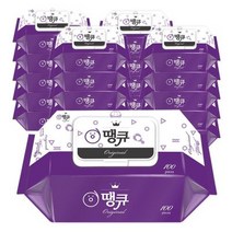 Original 땡큐 물티슈 100매캡형) 20팩, Original 땡큐 물티슈 100매(캡