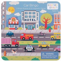 Car Bingo Around Town 가족 휴가를 위한 여행용 빙고