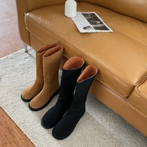 (역삼힐) 엘시 스웨이드 미들부츠(3cm)