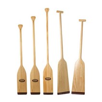 나무 패들 수상 레저 보트 나룻배 노젓기 인테리어, E