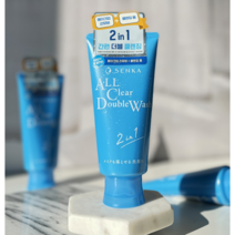 센카 올 클리어 더블 더블유 클렌징 폼, 120g, 2개