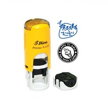 에스엠프린팅 쿠폰도장 자동 R512(10mm) 샤이니 카페 미용실 식권 웨딩 로고 확인 도장 스탬프 주문제작, 적색