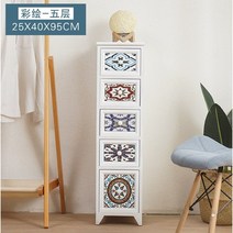 안방서랍장 코너장 빈티지 원목 서랍장, E