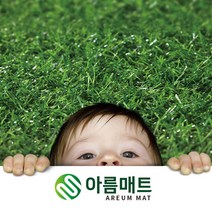 아름매트 국내산 조경용 16mm 인조롤잔디 PX1600 1롤 (15평시공)
