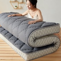 템퍼 토퍼 바닥 매트릭스 메모리폼 라텍스침대 페딕, 프리미엄 입체 그레이 9cm 두께, .5*.m 주문제작