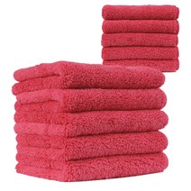 모던리빙 파워극세사 행주 두꺼운 2겹 ( 분홍 25x30 cm), 10장