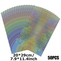 레이저마킹기 20*29/19.5*29cm 토너 반응 호일 다채로운 홀로그램 레이저 프린터 라미네이터 DIY 청첩장 20, 14 14