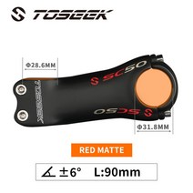 스템 17도 6도 7도 로드 MTB 픽시 자전거 초경량 탄소 617 도, 3.Angle 6-90mm matt