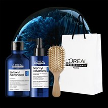 [가는 모발용 케어 세트] 로레알 프로페셔널 세리옥실 덴시파잉 샴푸 300ML + 세리옥실 덴서 세럼 90ML 추석세트 (+사은품 증정)