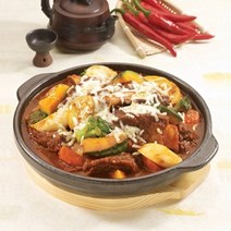 송추가마골 매콤갈비찜 1.1kg x 2팩, 단품