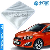 [이롬필터] 1+1 자동차 에어컨필터 초미세먼지 차단 차량용 히터필터 프리미엄 파티클 필터, 2개, 아베오 (11-16년) 023M