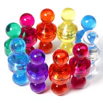 네오디움 장구자석 큐티 메모 체스 28mm, 파랑/특대28mm