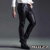 맥슬러 MLP-50 (가죽바지) / Maxler 모터사이클 레더 팬츠 / 오토바이 바이크 바지, 34