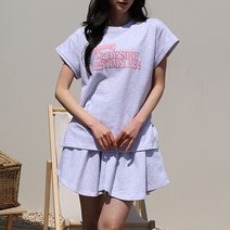 순이들 여성 타임레스 패드 나시 치마바지 트레이닝세트