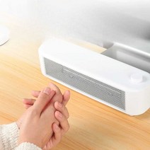 사무실 전기 히터 온열기 스토브 히터 난로 온풍기, 흰색 세로