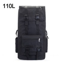 캠핑용품 침낭 방한복 하이킹백팩 그늘막 텐트 110l 130l 남성 하이킹 가방 캠핑, 블랙 110리터, 협력사, 블랙 110리터