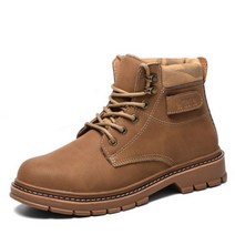 남성과 여성을위한 겨울 안전 신발 Anti-puncture 불멸의 용접기 작업 부츠 Kevlar 깔창 보호, Brown_45