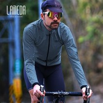 자전거져지 자전거 남자 의류 바지 세트 LAMEDA-봄/가을 바람막이 사이클링 의류 남성과 여성의 방풍 산악 도로 상의 긴 소매