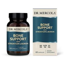 Dr. Mercola 닥터 머콜라 본 서포트 위드 스트론튬 & 보론 60캡슐, 1팩