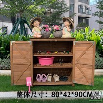 조립식 야외창고 농기구보관함 간이창고 소형 조립창고 미니농막 야외캐비넷, /, C타입 브라운