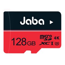 jaba MicroSDXC128GB 레드 외장메모리카드, 128GB, 128GB