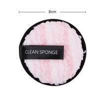 메이크업 클렌저 리무버1/3Pcs 8cm 메이크업 리무버 패드 포머 스킨 클렌징 워셔블 재사용 가능한 마이크로, 05 8cm 1pc  05