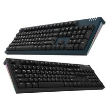 앱코 HACKER 이색사출 PBT 체리 키보드 갈축, K660M, 미드나잇 그린, 일반형