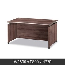 몬스터오피스 탑책상 1200 1400 1600 1800 책상 사무용책상 사무실책상, 04_탑책상1800_오크샤모니(CO)