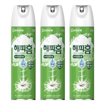해피홈 에어로솔 수성 아카시아향 500ml X 3개, 단일 모델명/품번